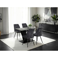 Essgruppe Elbe Holzwerkstoff B/H/T: ca. 110x76x70 cm Elbe - (110,00/76,00/70,00cm) - Hela