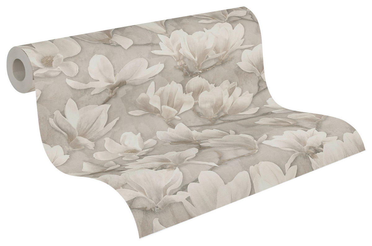 A.S.Creation Vliestapete weiß creme B/H/D: ca. 53x1005x8 cm Vliestapete - weiß/creme (8,00/1005,00cm) - A.S.Creation