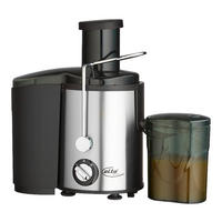 Elta Entsafter PJ-450 schwarz silber Kunststoff Metall B/H/L: ca. 19x31x27 cm Entsafter PJ-450 - schwarz/silber (27,00/19,00/31,00cm) - Elta
