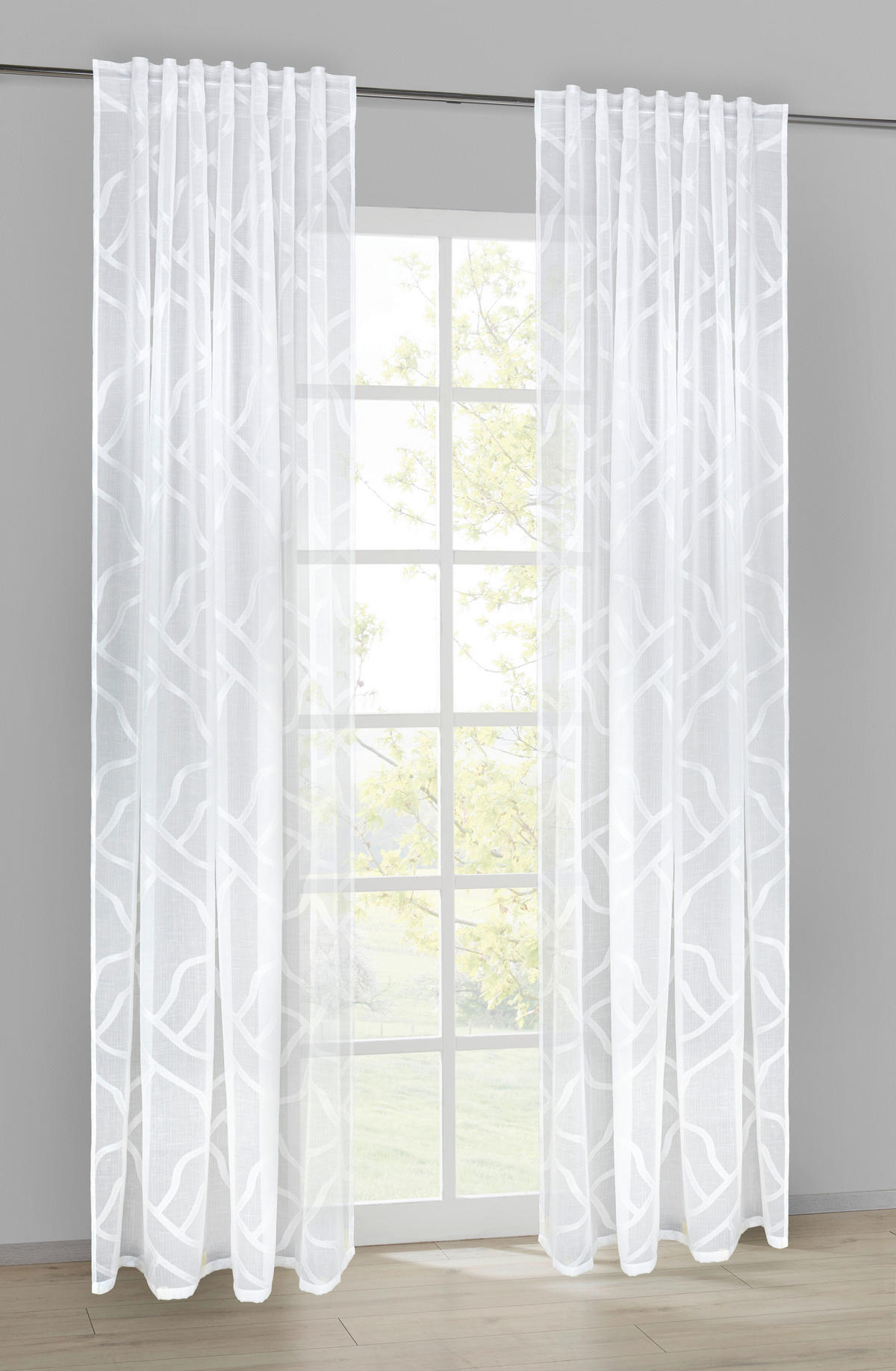 Kombivorhang Rita weiß B/L: ca. 140x245 cm Rita - weiß (140,00/245,00cm)