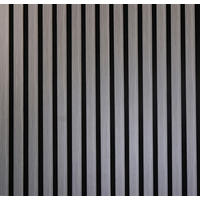 Akustikpaneel grau L/B/H: ca. 1,9x56,1x240 cm pro Stück Akustikplatte 240x56 Eiche grau - grau (1,90/56,10/240,00cm)