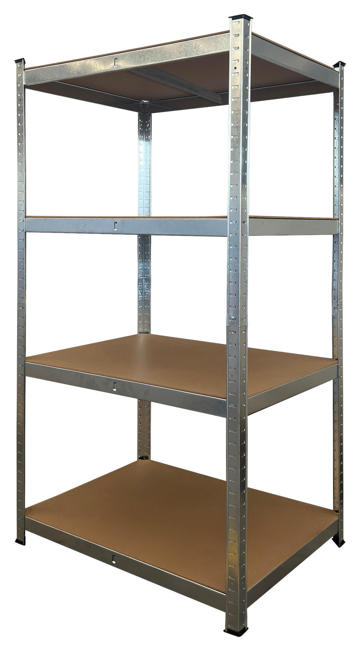 Schwerlaststeckregal verzinkt B/H/T: ca. 90x160x60 cm Schwerlaststeckregal 160x90x60cm V - verzinkt (90,00/160,00/60,00cm)