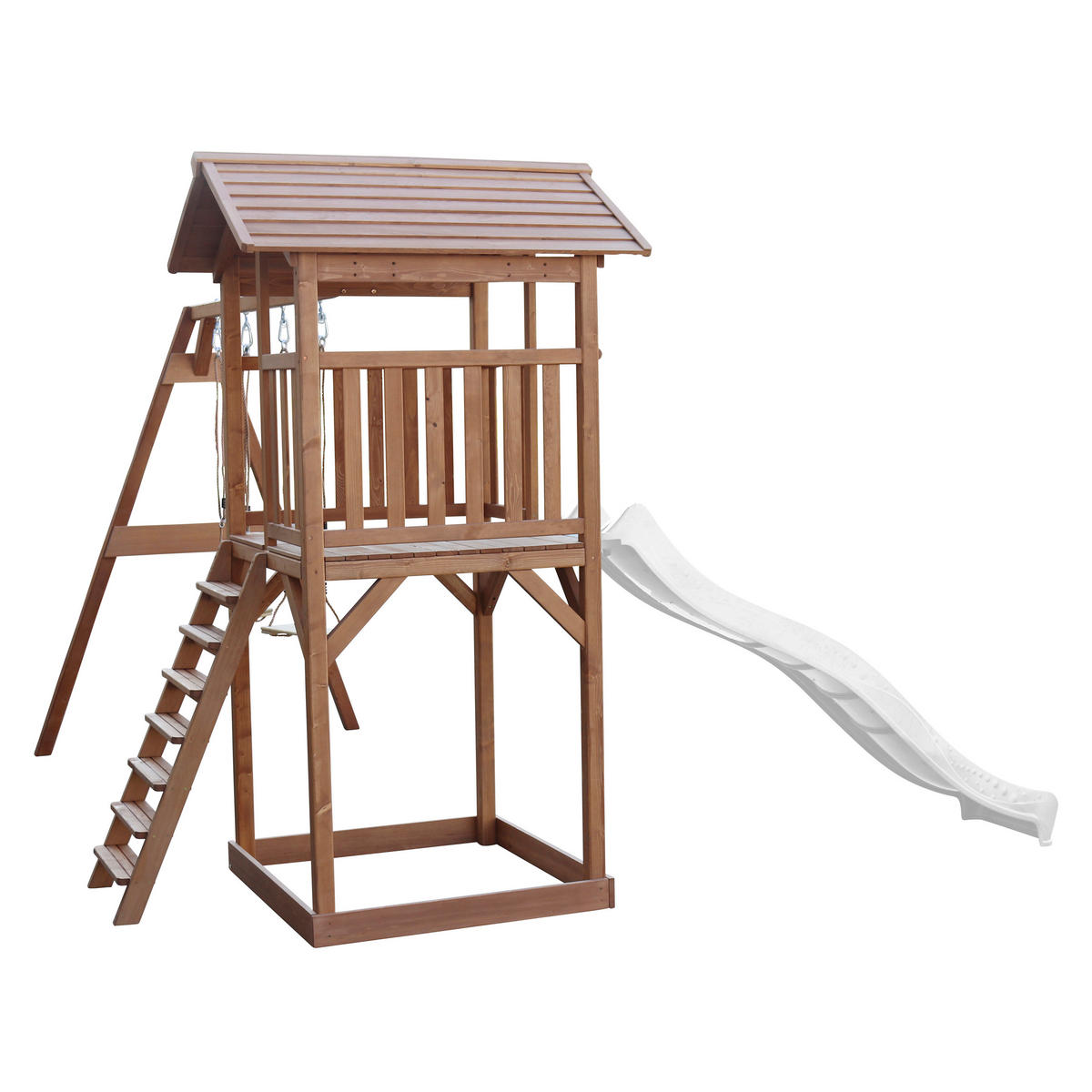 AXI Spielturm Beach Tower braun B/H/L: ca. 357x242x349 cm Beach Tower - braun/weiß (349,00/357,00/242,00cm) - AXI