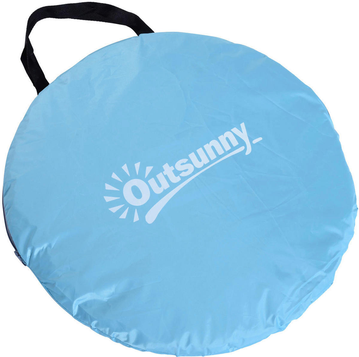 Outsunny Pop-Up Zelt blau Polyester-Mischgewebe B/H/L: ca. 200x115x150 cm Pop-Up_Zelt_für_2_Personen - blau (150,00/200,00/115,00cm) - Outsunny