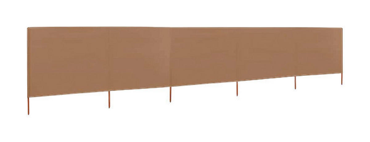 vidaXL Windschutz Windschutz - taupe (600,00/160,00cm) - vidaXL