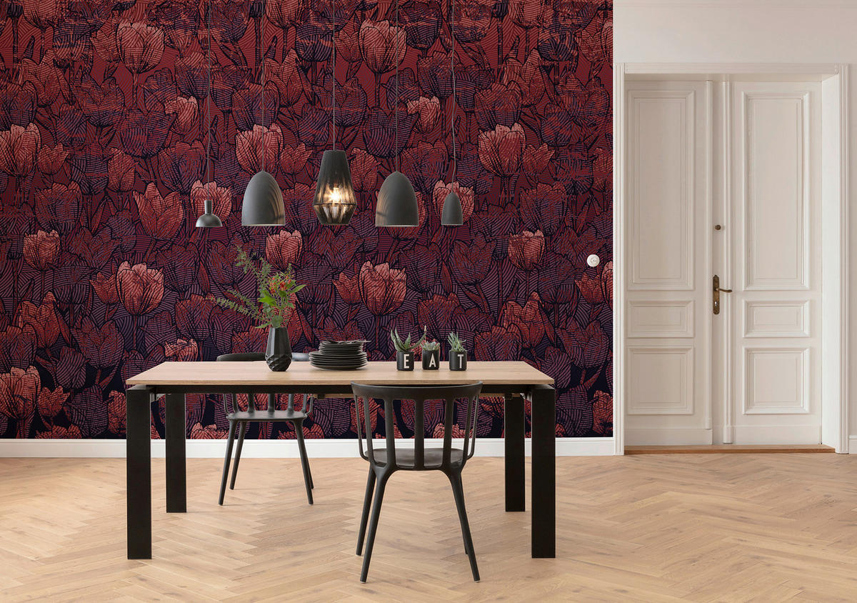 Komar Fototapete Tulipe B/L: ca. 400x280 cm Tulipe - (400,00/280,00cm) - Komar