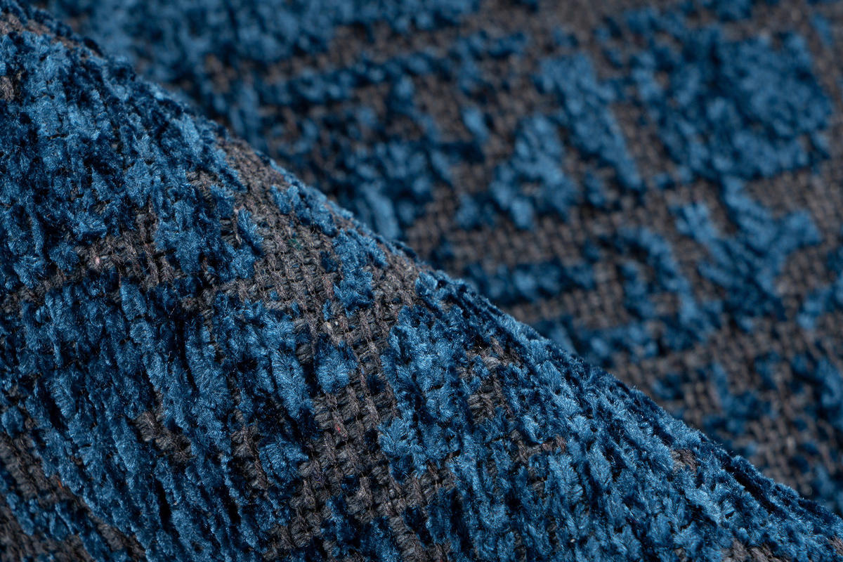 Kayoom Flachflorteppich Kalea 225 blau B/H/L: ca. 80x0,8x150 cm Kalea 225 - blau (150,00/80,00/0,80cm) - Kayoom