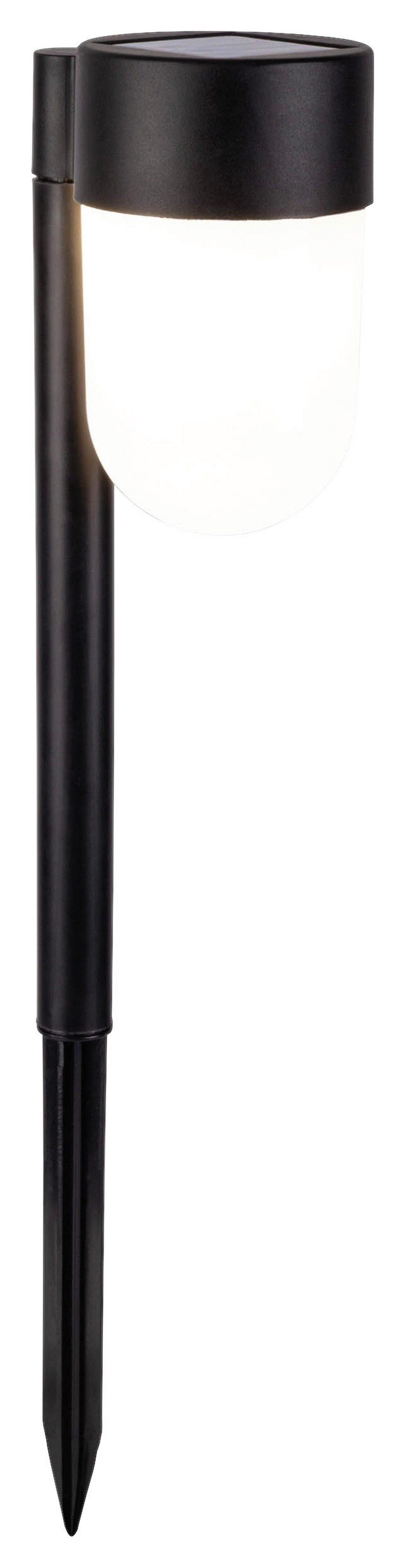 LED-Solar-Erdspieß schwarz Kunststoff B/H/T: ca. 11,5x47,2x8 cm SINA - schwarz (11,50/47,20/8,00cm) - Näve Leuchten