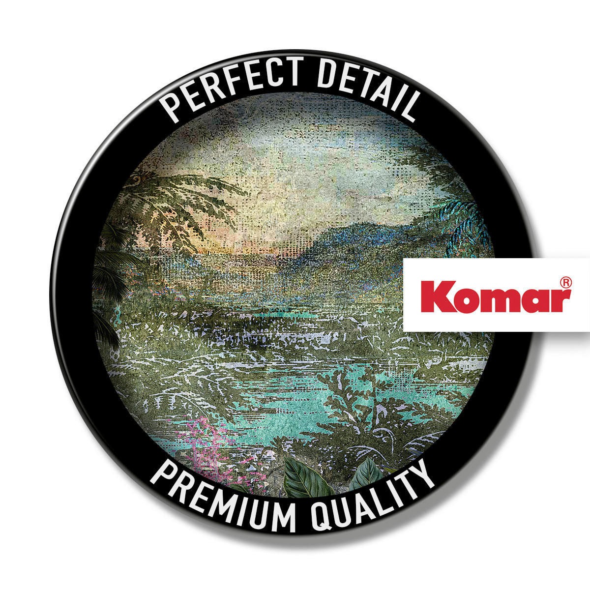 Komar Fototapete Cours Fluvial B/L: ca. 250x250 cm Cours Fluvial - (250,00/250,00cm) - Komar