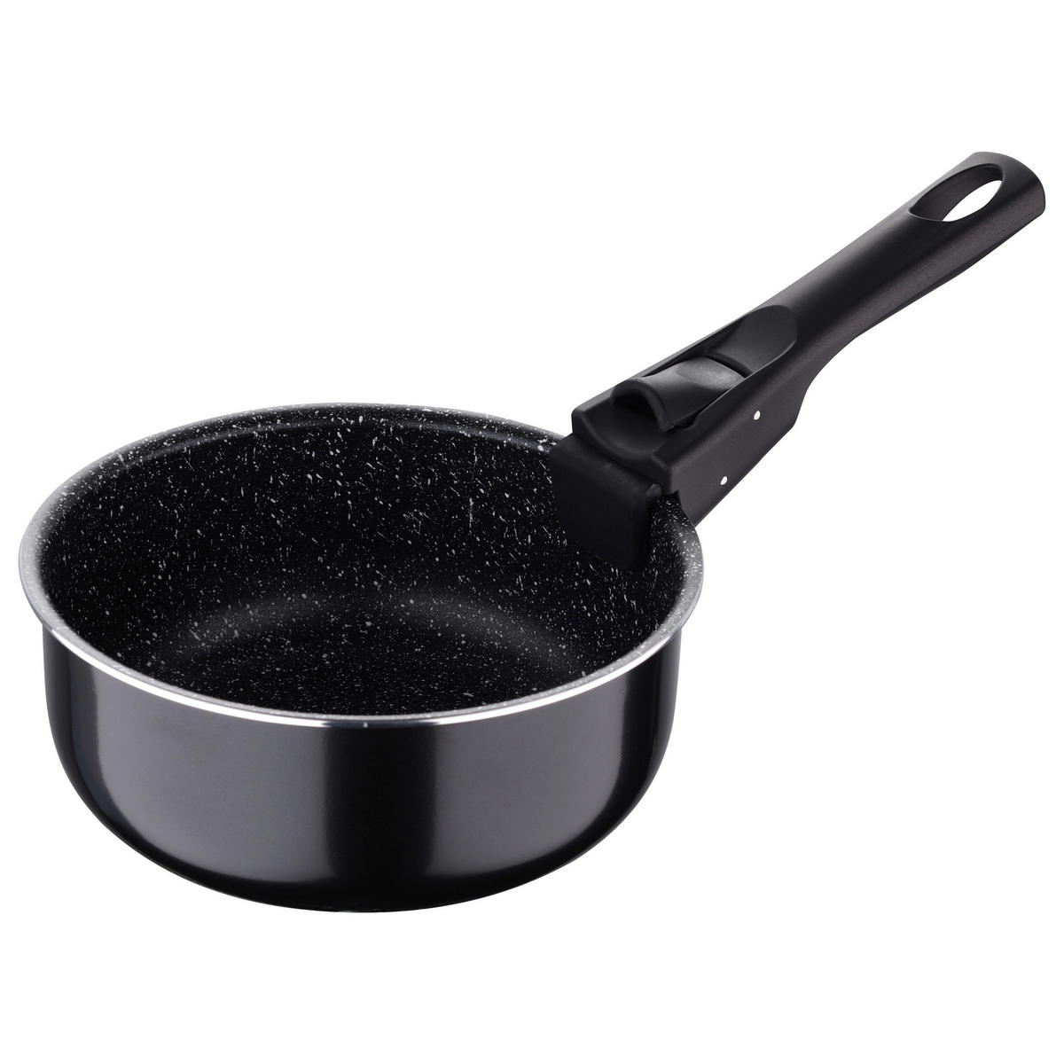 BERGNER Topfset Click & cook black schwarz Aluminium 4 tlg. Click & cook black - schwarz - BERGNER