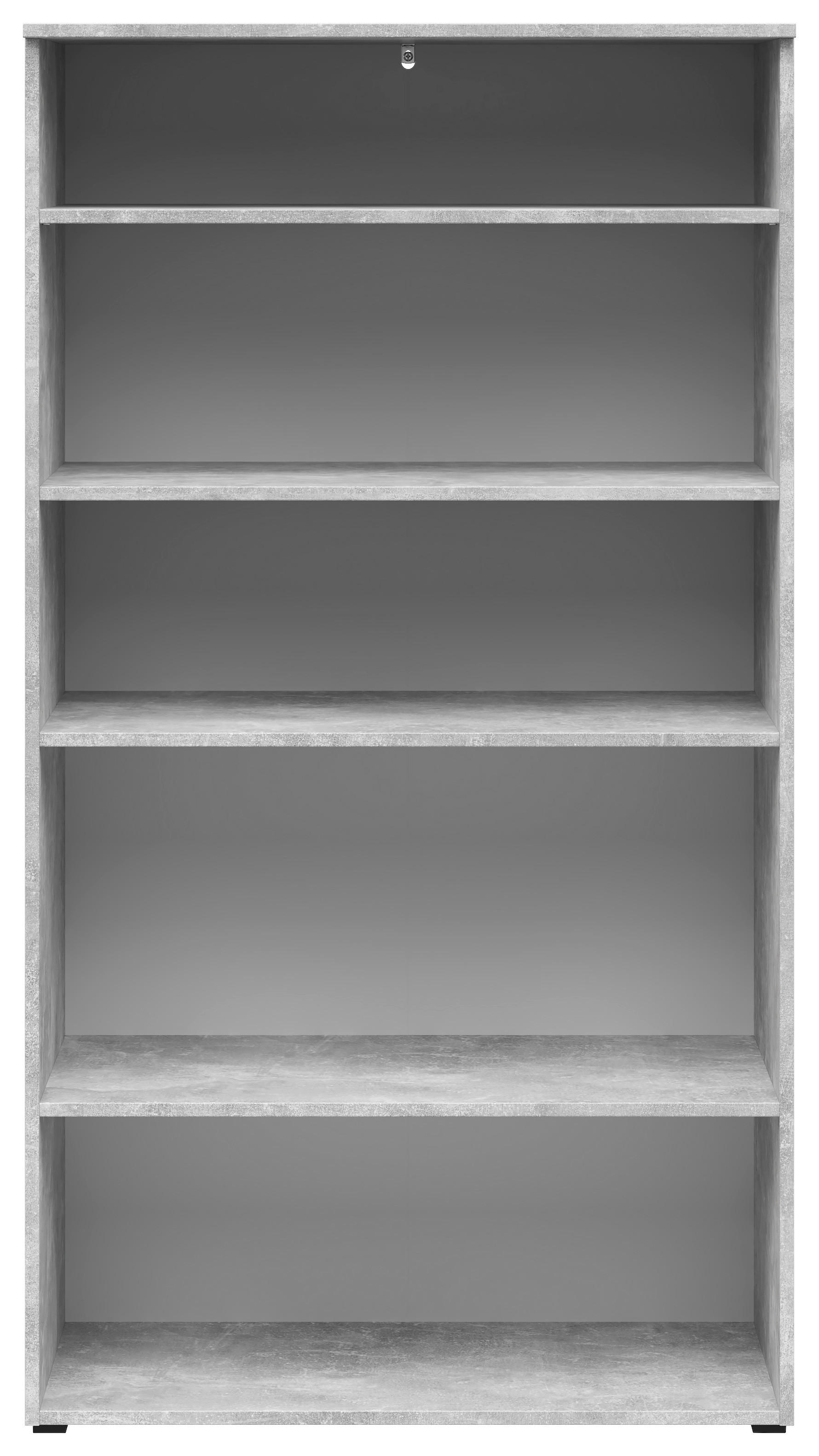 Regal Multi-Stauraum Typ 34 Beton Optik B/H/T: ca. 80x147x40 cm Multi-Stauraum Typ 34 - Beton (80,00/147,00/40,00cm)