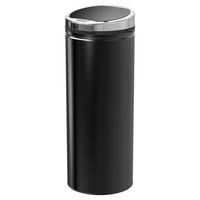 HOMCOM Automatik-Mülleimer 03-0046 schwarz Stahl Kunststoff Polypropylen B/H/L: ca. 30,5x30,5x81,5 cm Automatik_Mülleimer - schwarz (81,50/30,50/30,50cm) - HOMCOM