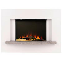 BHP Elektrischer-Kamin INE BG00749-15 weiß MDF B/H/T: ca. 100x70,5x35,5 cm ca. 1500 W Elektrokamin BG00749-15 - weiß (100,00/70,50/35,50cm) - BHP