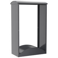 Westmann Kaminholzregal Castra anthrazit B/H/L: ca. 98x160x52 cm Castra - anthrazit (52,00/98,00/160,00cm) - Westmann