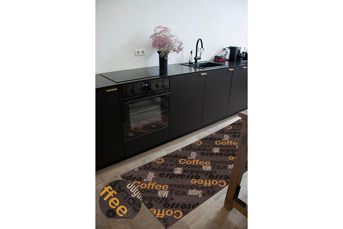 Küchenläufer Cappuccino braun B/L: ca. 67x180 cm Cappuccino - braun (67,00/180,00cm)