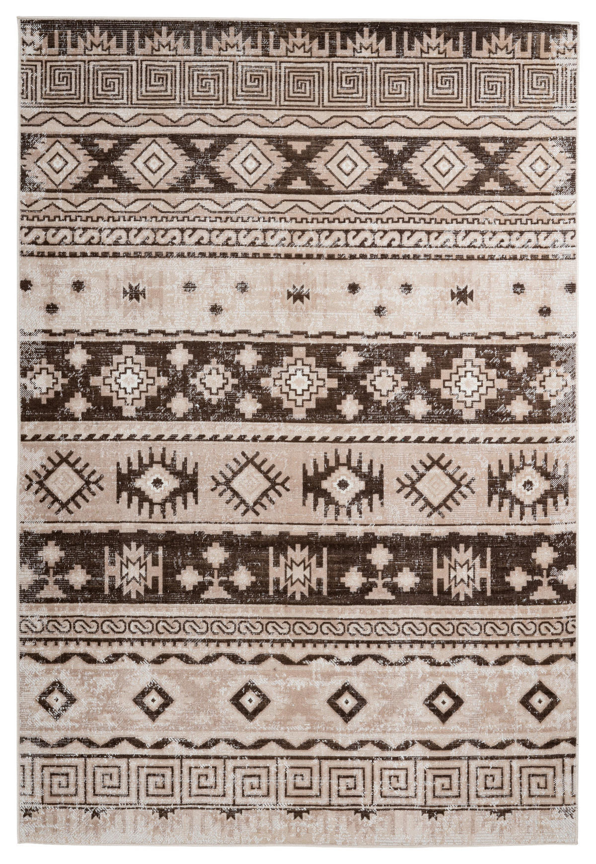 360Living Teppich Ariya taupe B/L: ca. 80x150 cm Ariya - taupe (80,00/150,00cm) - 360Living