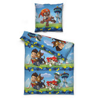 Microfaser Bettwäsche Paw Patrol Paw Patrol - blau (135,00/200,00cm)