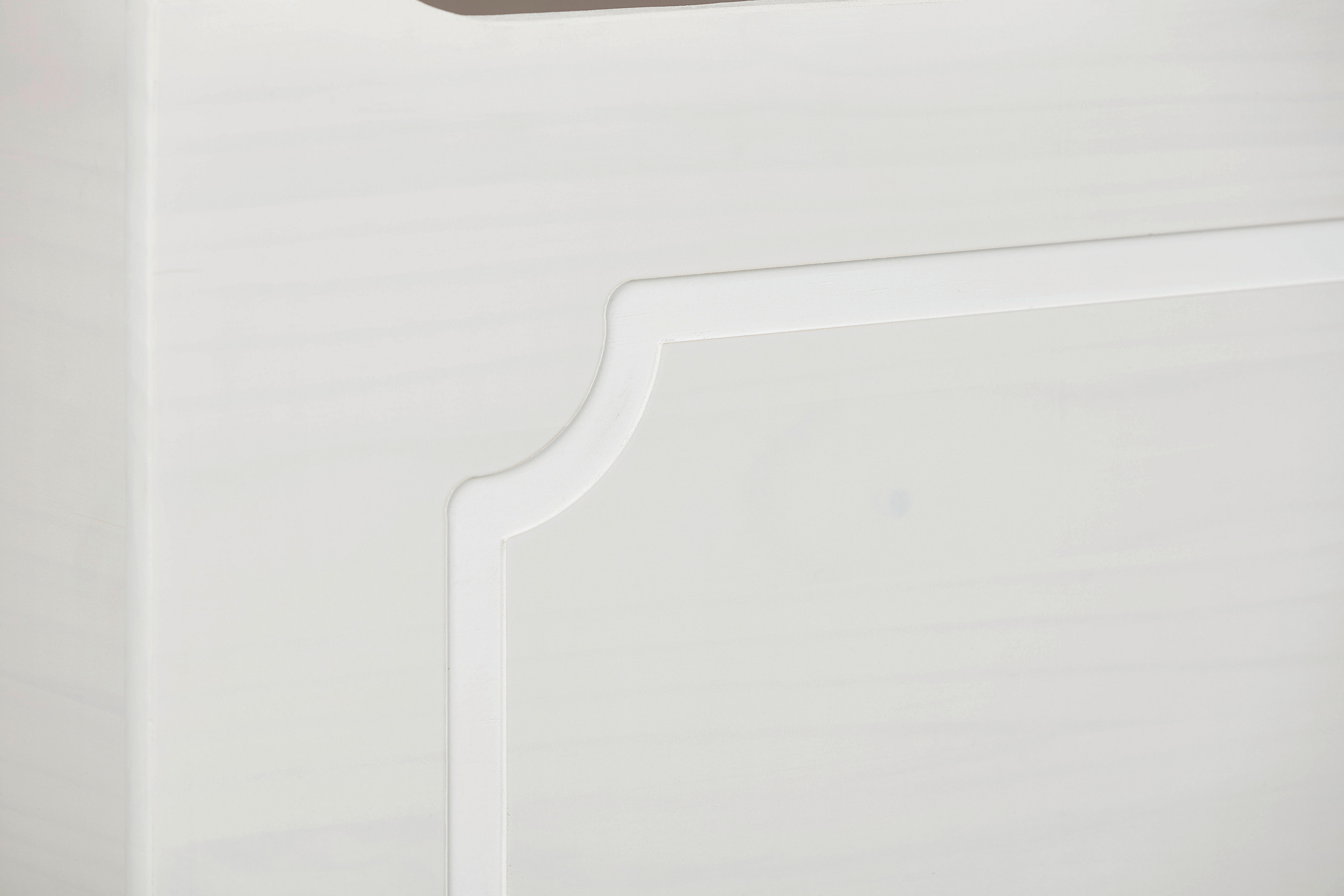 Thumbnail - Truhe Emel weiß Kiefer B/H/T: ca. 53x47x89 cm