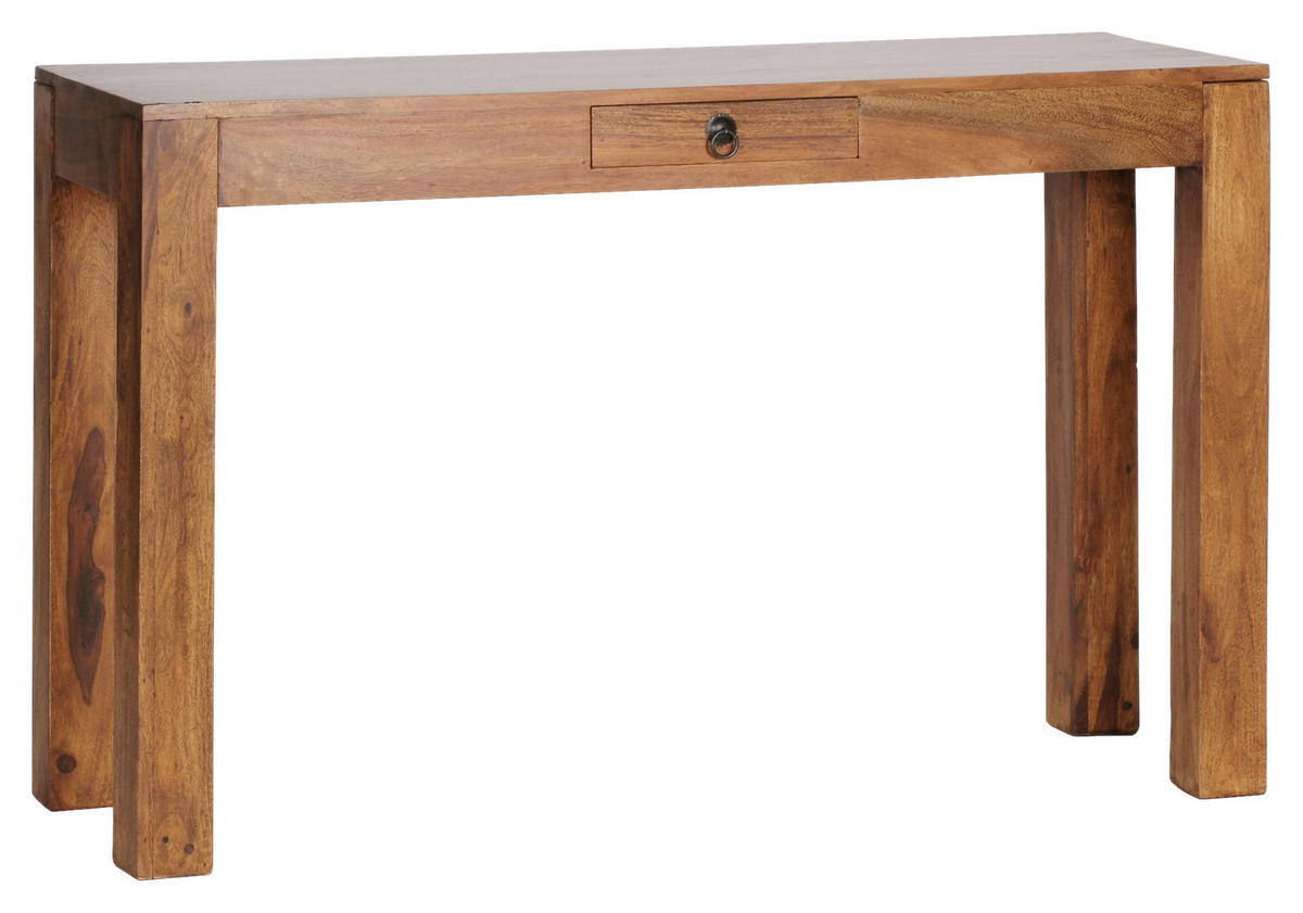 Konsolentisch natur Echtholz B/H/T: ca. 120x76x40 cm Konsolentisch - natur (120,00/76,00/40,00cm) - Wohnling