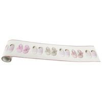Borte B/L: ca. 13,5x500 cm Borte 35864-1 Kinderschuh rosa - (13,50/500,00cm)