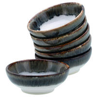 CreaTable Dipschalen-Set Cascade grau Steinzeug Cascade - grau - CreaTable