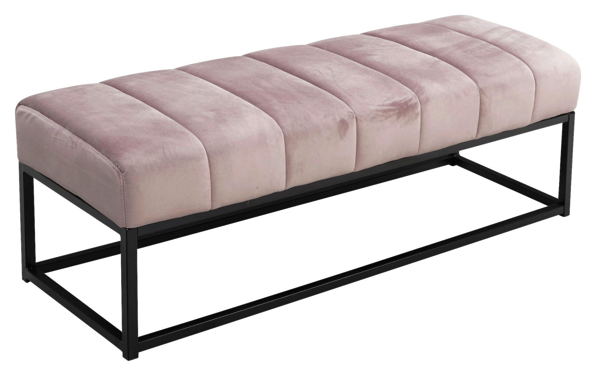 Sitzbank rosa Polyester B/H/T: ca. 108x40x40 cm Sitzbank - rosa (108,00/40,00/40,00cm) - Wohnling