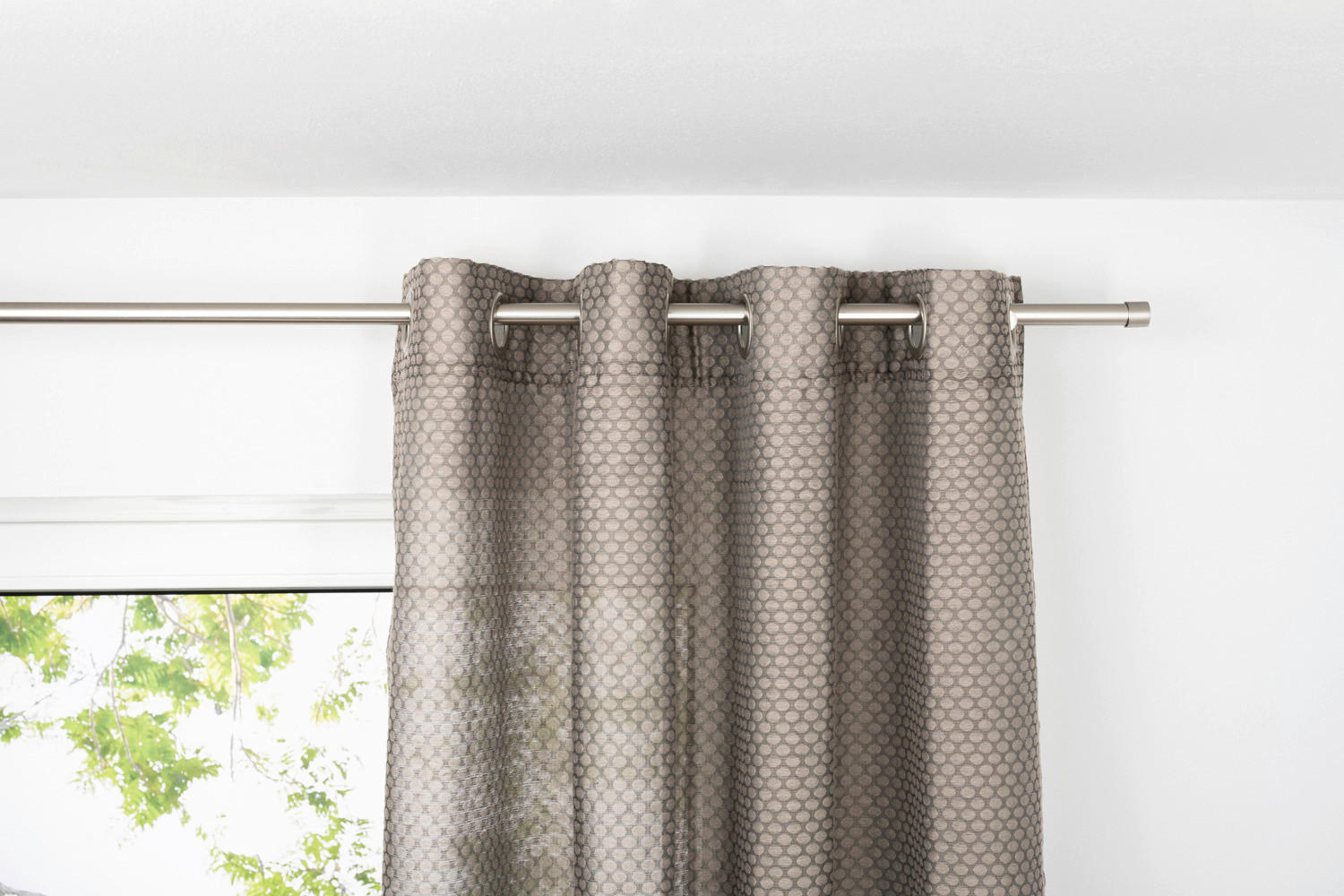Ösenvorhang DOT taupe B/L: ca. 135x245 cm DOT - taupe (135,00/245,00cm)