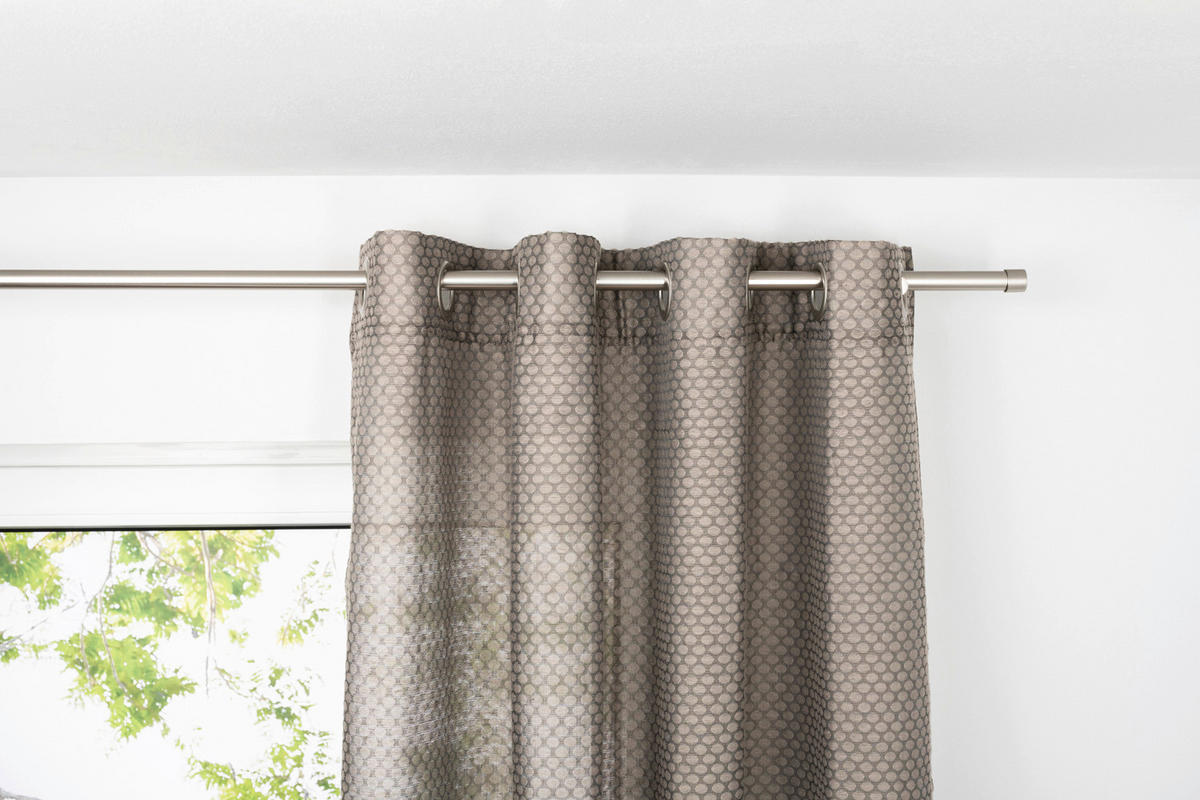 Ösenvorhang DOT taupe B/L: ca. 135x245 cm DOT - taupe (135,00/245,00cm)
