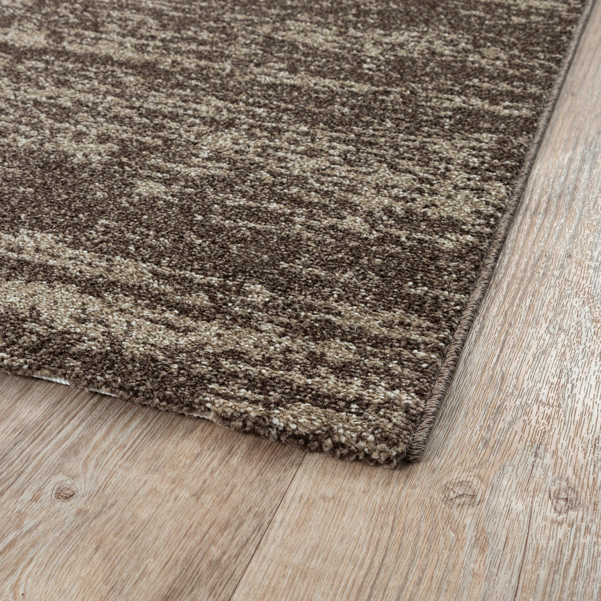 Sanat Kurzflorteppich OSLO braun B/L: ca. 80x150 cm OSLO - braun (80,00/150,00cm) - Sanat