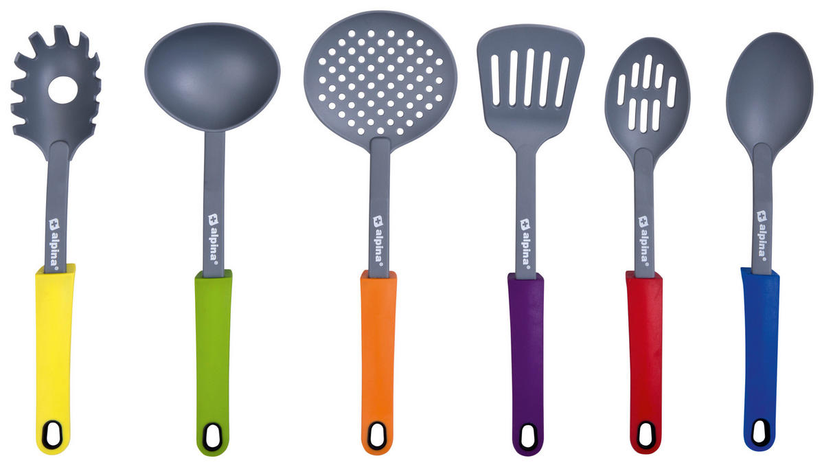 Küchenhelferset multicolor Nylon Küchenhelferset_7tlg. - multicolor/grau