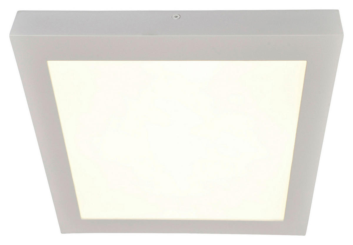 Näve Leuchten LED-Panel 1152426 weiß Kunststoff Metall B/H/T: ca. 22x3,9x22 cm 1 Brennstellen LED Aufbaupanel - weiß (22,00/3,90/22,00cm) - Näve Leuchten