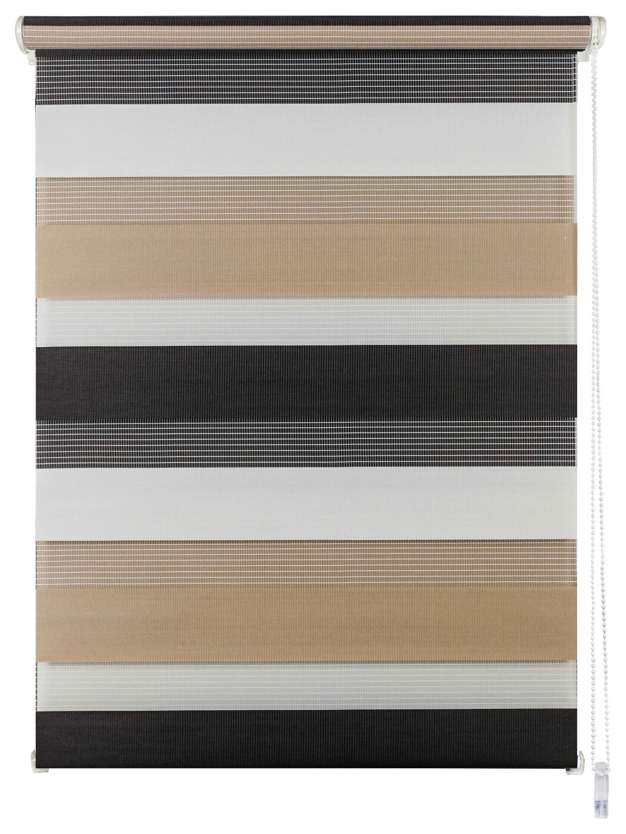 Doppelrollo Just-Triple Cappuccino B/L: ca. 140x160 cm Just-Triple - mokka/Cappuccino (140,00/160,00cm)