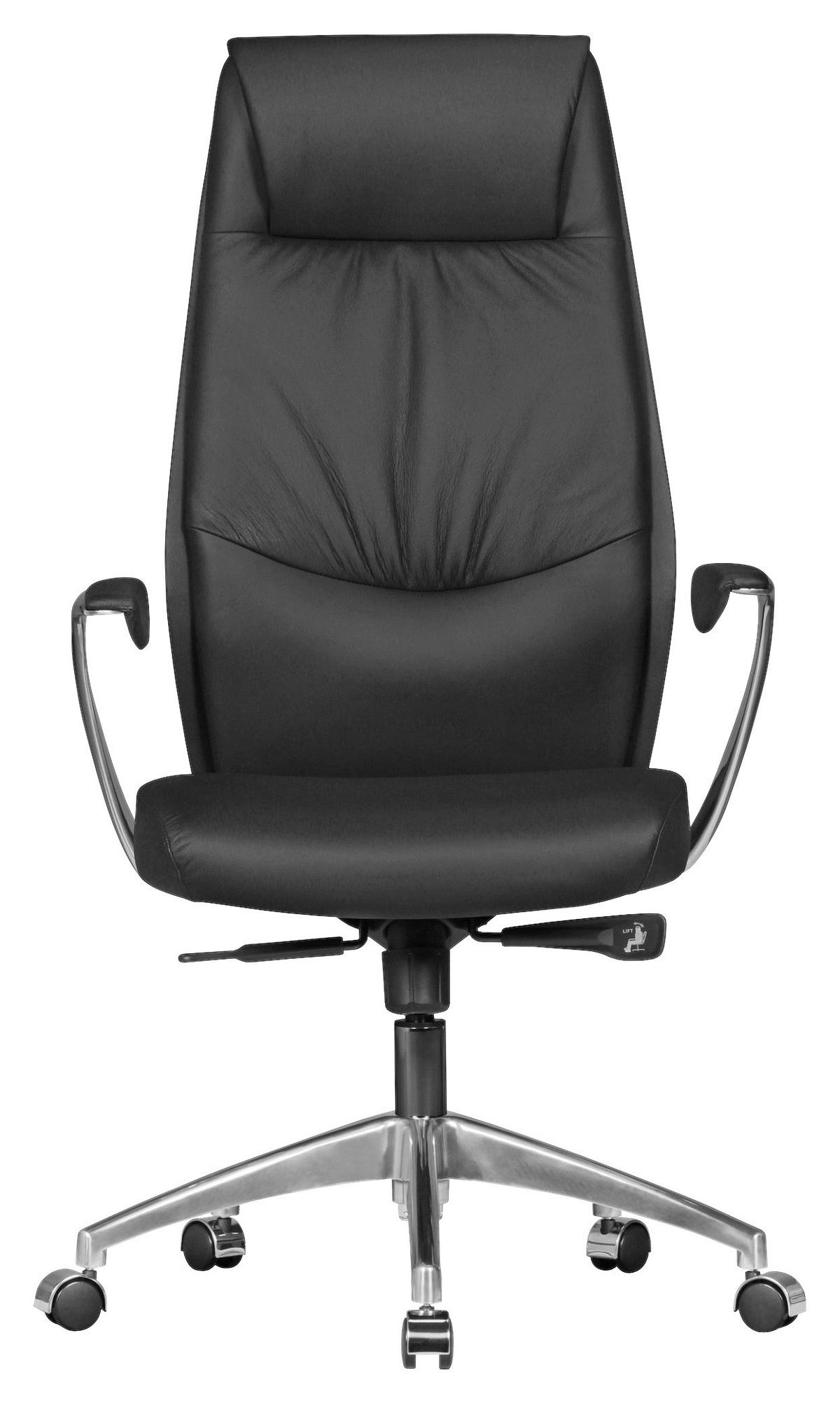Drehstuhl schwarz Bürostuhl - schwarz (67,00/125,00/58,00cm) - Amstyle