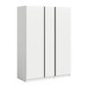 Kleiderschrank OAKLAND weiß B/H/T: ca. 130x183x53 cm OAKLAND - weiß (130,00/183,00/53,00cm) - xonox.home