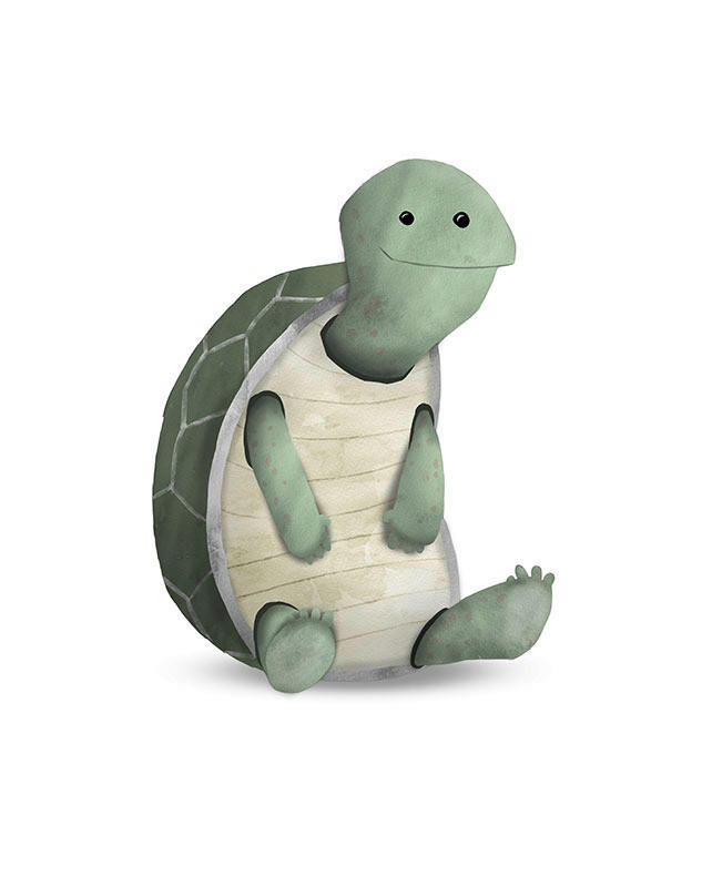 Komar Wandbild Cute Animal Turtle günstig online kaufen