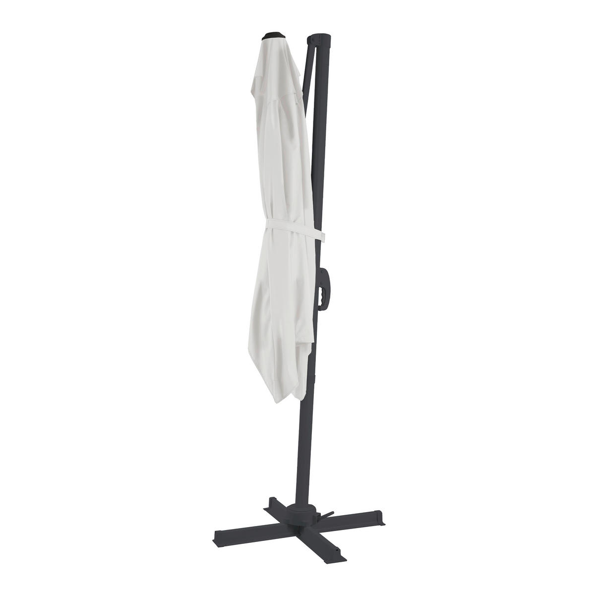 AXI Outdoor Living Ampelschirm Coco beige Metall B/H/L: ca. 200x245x300 cm Coco - beige/anthrazit (300,00/200,00/245,00cm) - AXI Outdoor Living