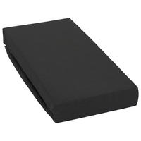 Spannbetttuch Jersey Spannbetttuch_Jersey 100x200cm - schwarz (100,00/200,00cm) - oh cosy