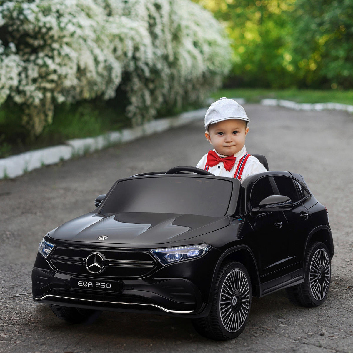 HOMCOM Kinderauto schwarz B/H/L: ca. 69x111,5x52,5 cm Elektro-Kinderauto - schwarz (52,50/69,00/111,50cm) - HOMCOM