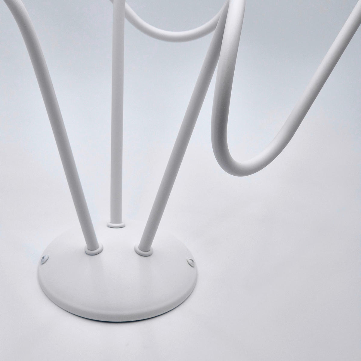 Lamkur Kronleuchter weiß Stahl B/H/L: ca. 39x54x54 cm E27 3 Brennstellen Lizzy - weiß (54,00/39,00/54,00cm) - Lamkur