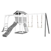 AXI Spielturm Beach Tower weiß B/H/L: ca. 519x242x349 cm Beach Tower - weiß/grau (349,00/519,00/242,00cm) - AXI