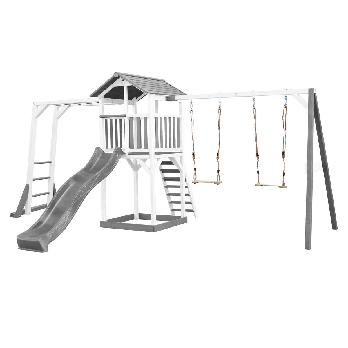 AXI Spielturm Beach Tower weiß B/H/L: ca. 519x242x349 cm Beach Tower - weiß/grau (349,00/519,00/242,00cm) - AXI