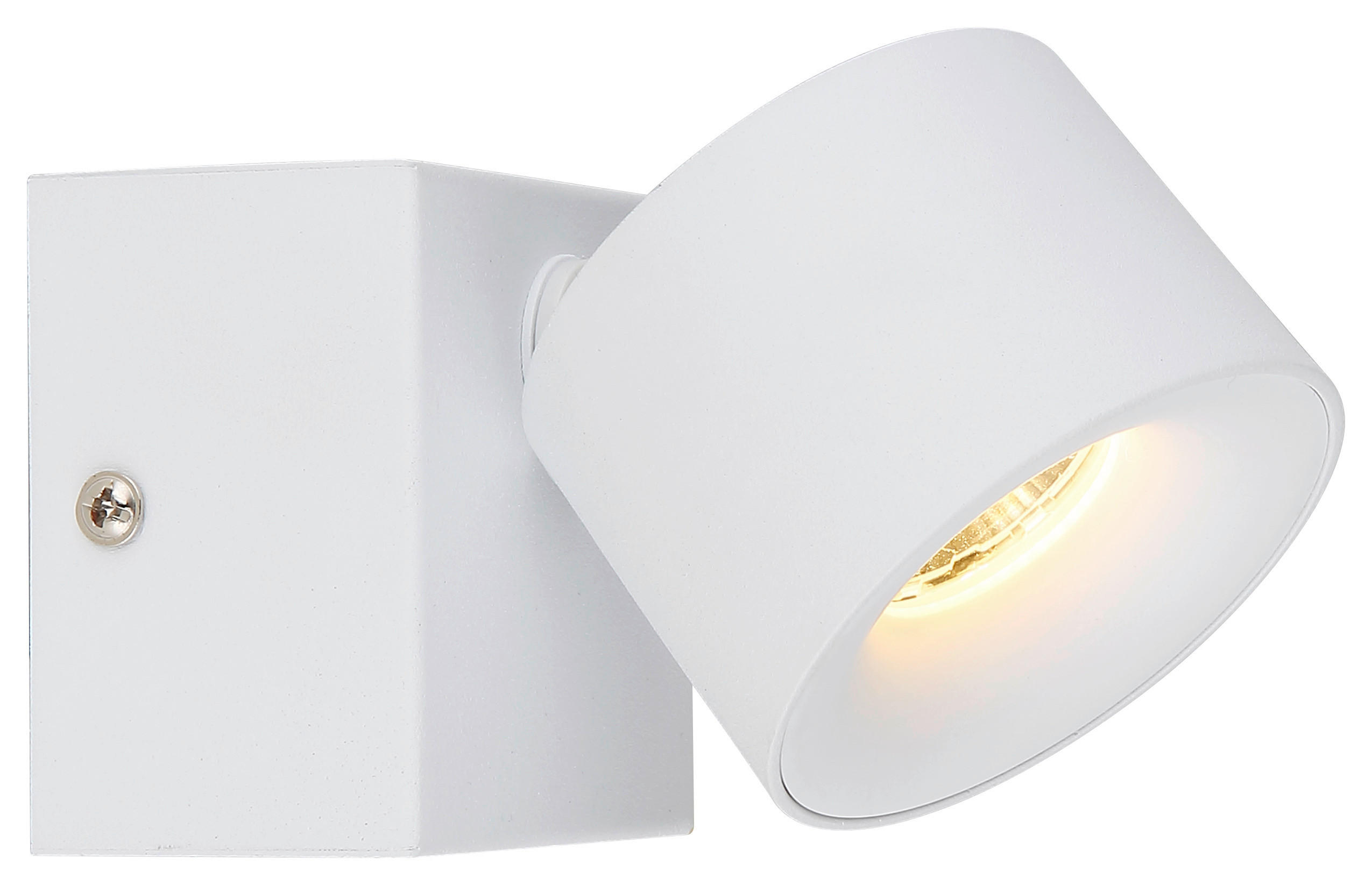 GLOBO LED-Spot RAE 56961-1W weiß Metall Kunststoff B/H: ca. 7,2x9,5 cm 1 Brennstellen RAE - weiß (7,20/9,50cm) - GLOBO