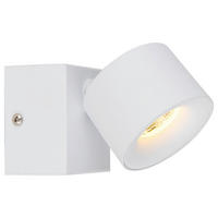 GLOBO LED-Spot RAE 56961-1W weiß Metall Kunststoff B/H: ca. 7,2x9,5 cm 1 Brennstellen RAE - weiß (7,20/9,50cm) - GLOBO