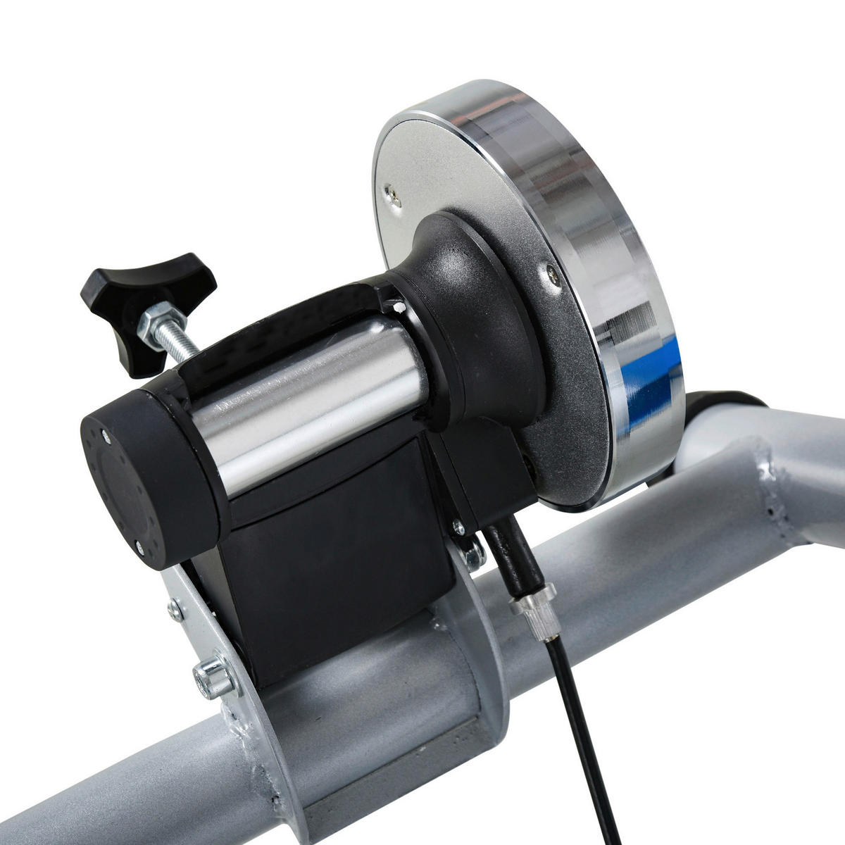 HOMCOM Fahrradtrainer blau Kunststoff B/H/L: ca. 77x47,5x56 cm Fahrradtrainer - blau/silber (56,00/77,00/47,50cm) - HOMCOM