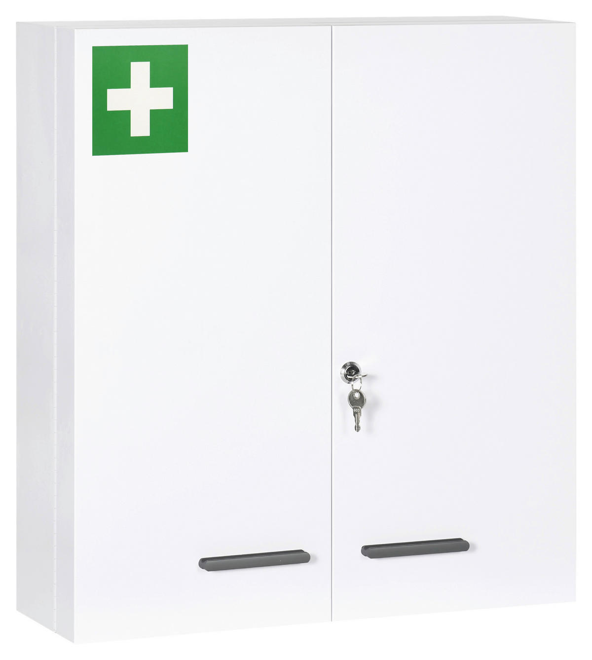 kleankin Medizinschrank weiß Polypropylen B/H/L: ca. 18x55x60 cm Medizinschrank - weiß (60,00/18,00/55,00cm) - kleankin