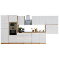 Respekta Küchenblock Premium weiß matt B/H/T: ca. 445x220,5x60 cm Premium - Eiche/weiß (445,00/220,50/60,00cm) - Respekta