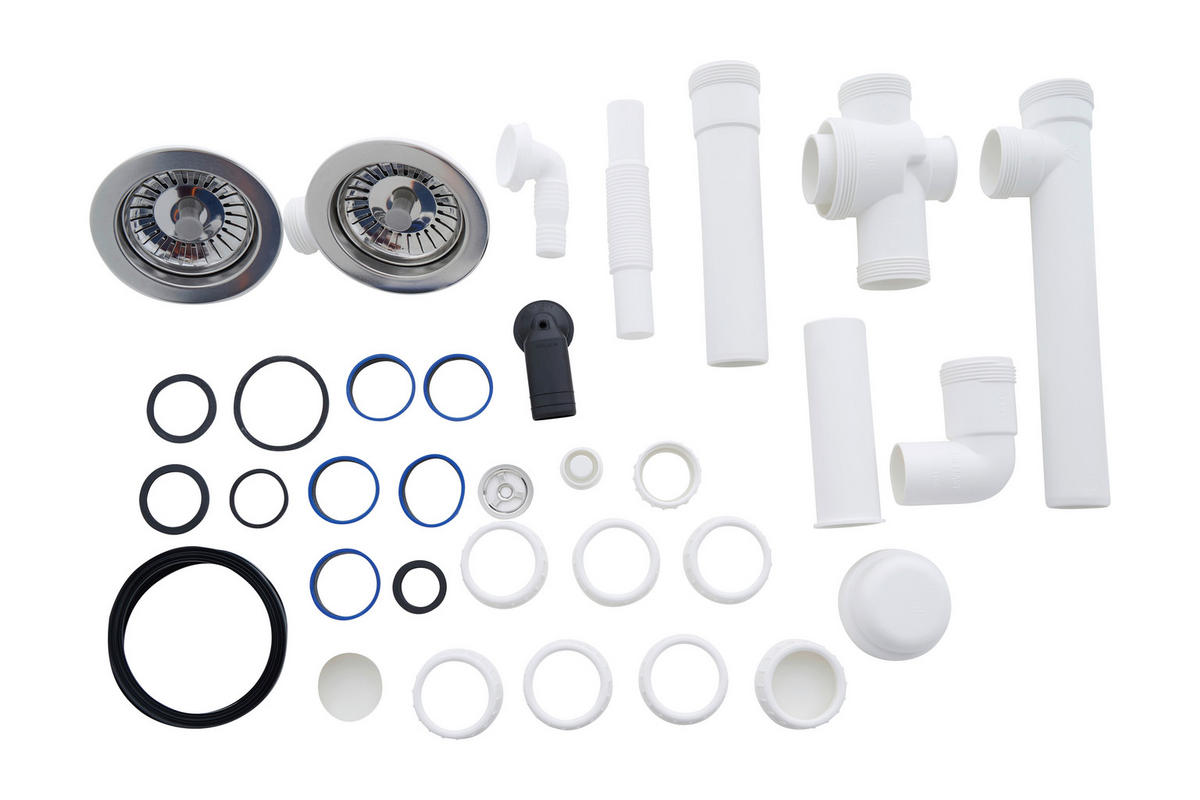 Respekta Einbauspüle Alineo 100 x 50 W weiß Quarzolite B/H/T: ca. 100x21x50 cm Alineo 100 x 50 W - weiß (100,00/21,00/50,00cm) - Respekta