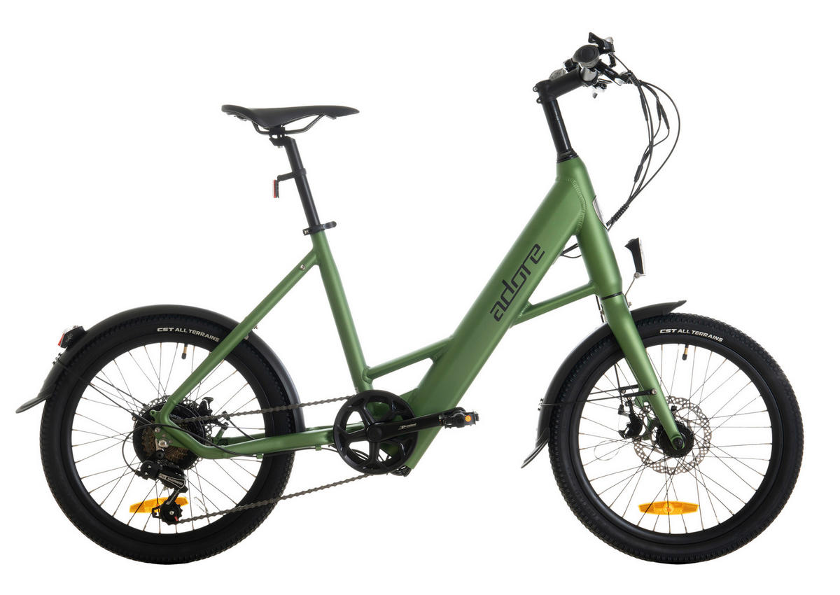 Adore E-Bike C-200 C-200 20 Zoll Rahmenhöhe 42 cm 7 Gänge grün grün ca. 250 W ca. 20 Zoll C-200 - grün - Adore