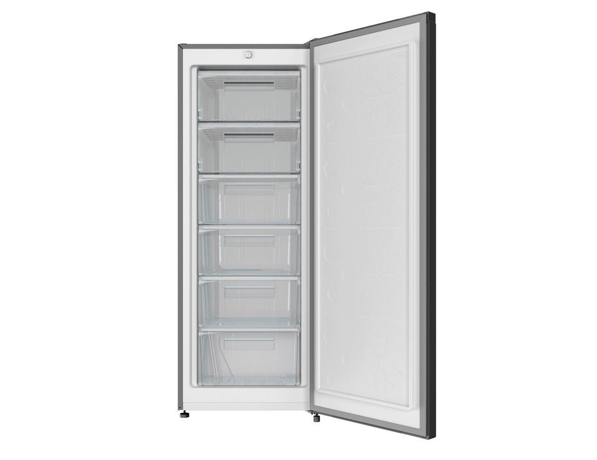 CHiQ Gefrierschrank CGS177DPO dark Inox B/H/T: ca. 54x144x55 cm Gefrierschrank CGS177DPO - dark Inox (54,00/144,00/55,00cm) - Chiq