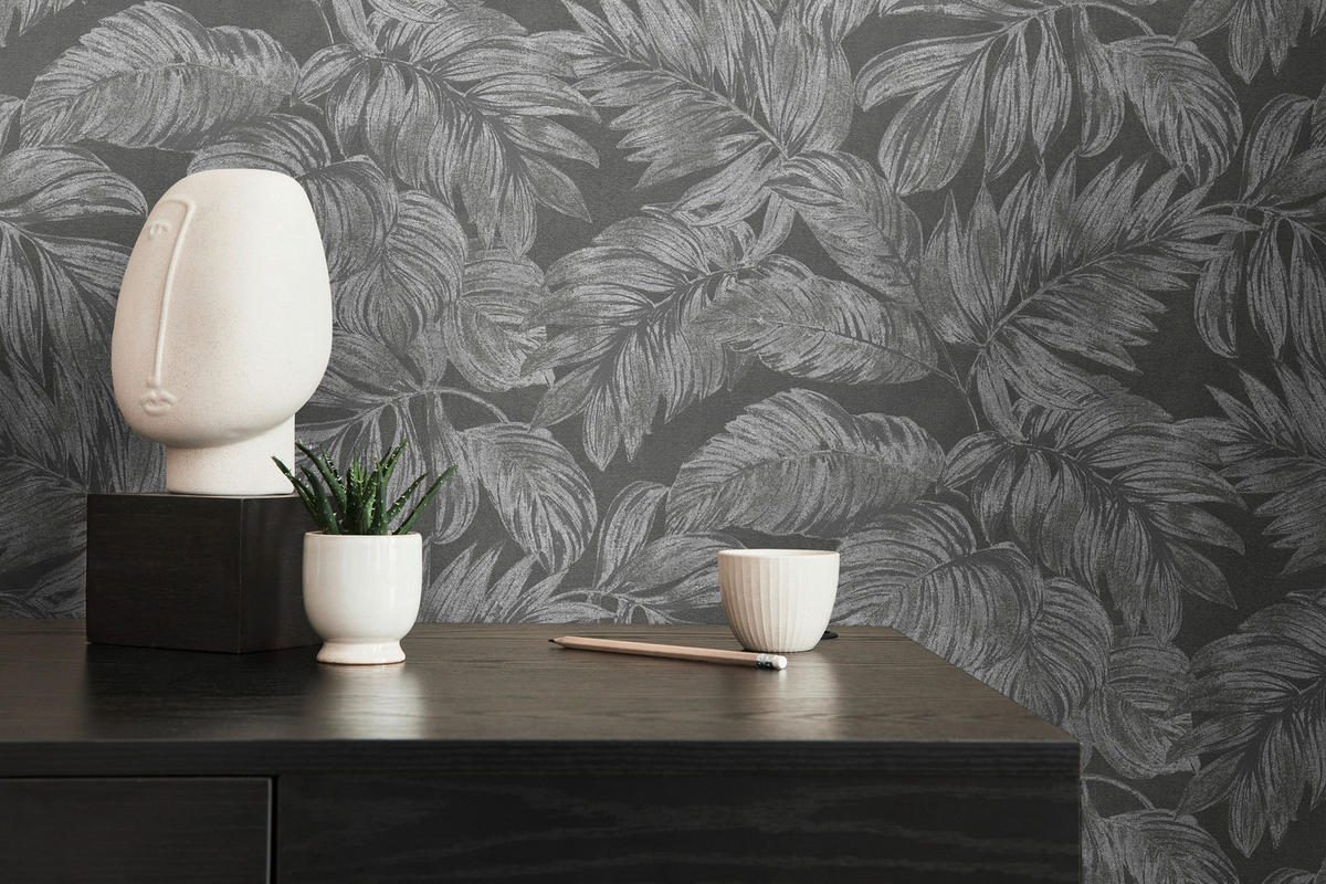 A.S.Creation Vliestapete grau silber B/H/D: ca. 53x1005x10,2 cm Vliestapete - silber/grau (10,20/1005,00cm) - A.S.Creation